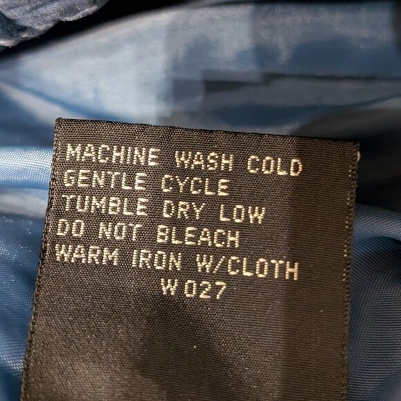 MEMBERS ONLY Classic Iconic Racer Jacket Blue Size 44 - Picture 10 of 10